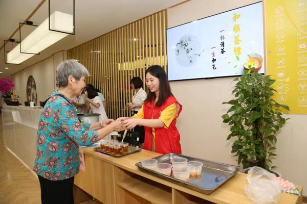 井口街道和順茶館大廳。李西忠攝